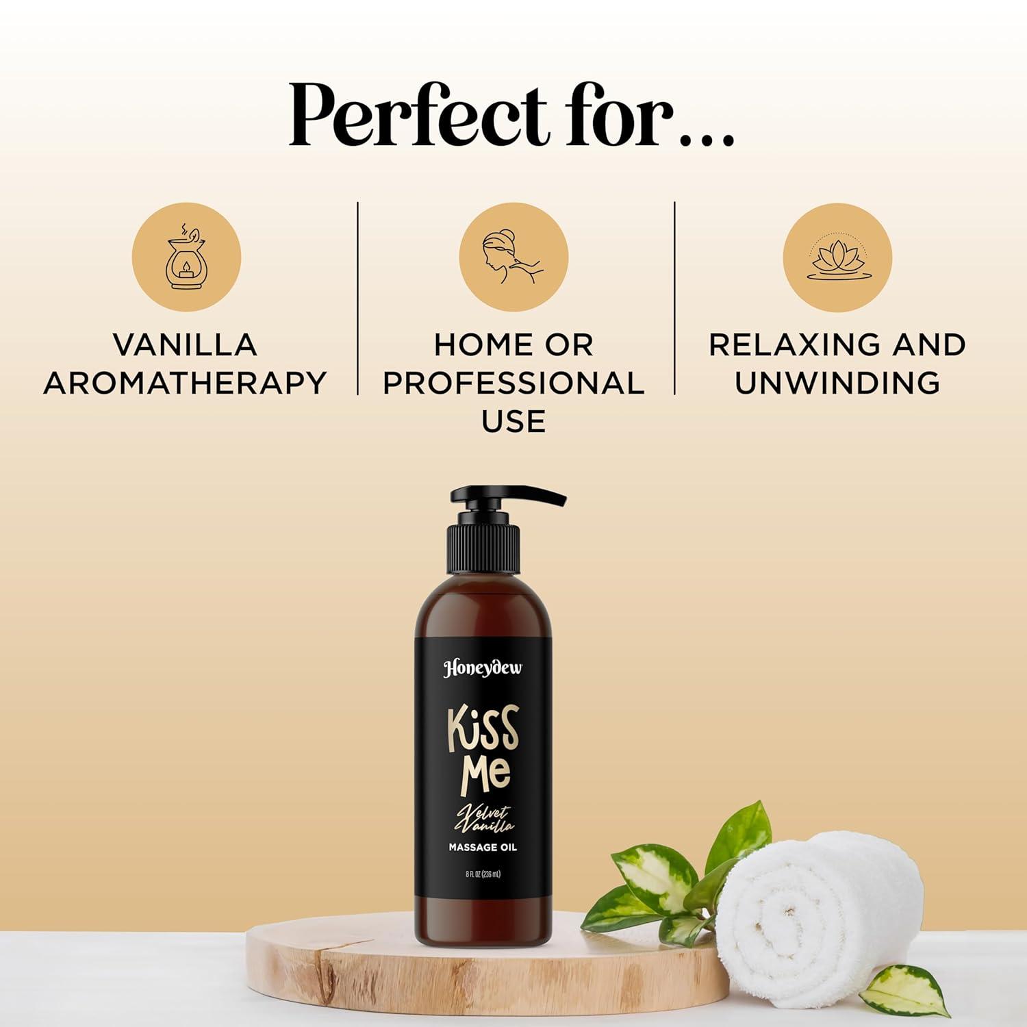 image:imageMango Sensual Massage Oil for Couples Alluring Tropical Full Body Massage Oil for Date Night and Nourishing Body Moisturizer with Sweet Almond Vegan Non Staining Non Greasy Smooth Gliding FormulaFlirty Vanilla
