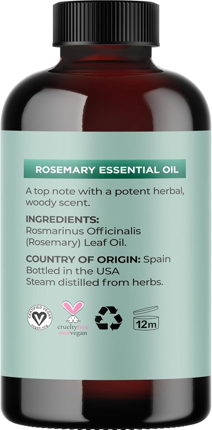 image:imageMint Essential Oil Blend for Diffuser Refreshing Mint Oil Diffuser Essential Oils with Cooling Peppermint Spearmint Bergamot and Eucalyptus Oils Pure Aromatherapy Oils for DiffuserRosemary