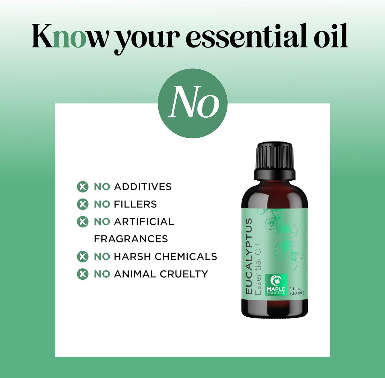 image:imageMint Essential Oil Blend for Diffuser Refreshing Mint Oil Diffuser Essential Oils with Cooling Peppermint Spearmint Bergamot and Eucalyptus Oils Pure Aromatherapy Oils for DiffuserEucalyptus