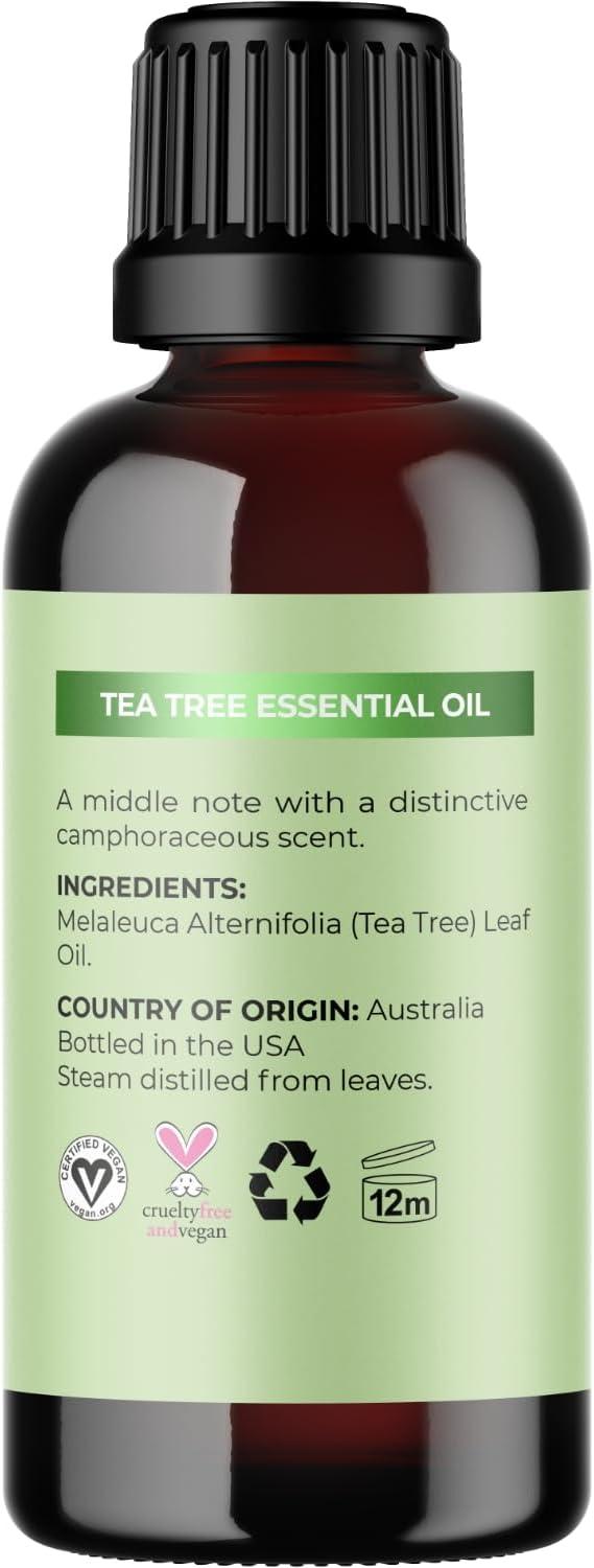 image:imageMint Essential Oil Blend for Diffuser Refreshing Mint Oil Diffuser Essential Oils with Cooling Peppermint Spearmint Bergamot and Eucalyptus Oils Pure Aromatherapy Oils for DiffuserTea Tree