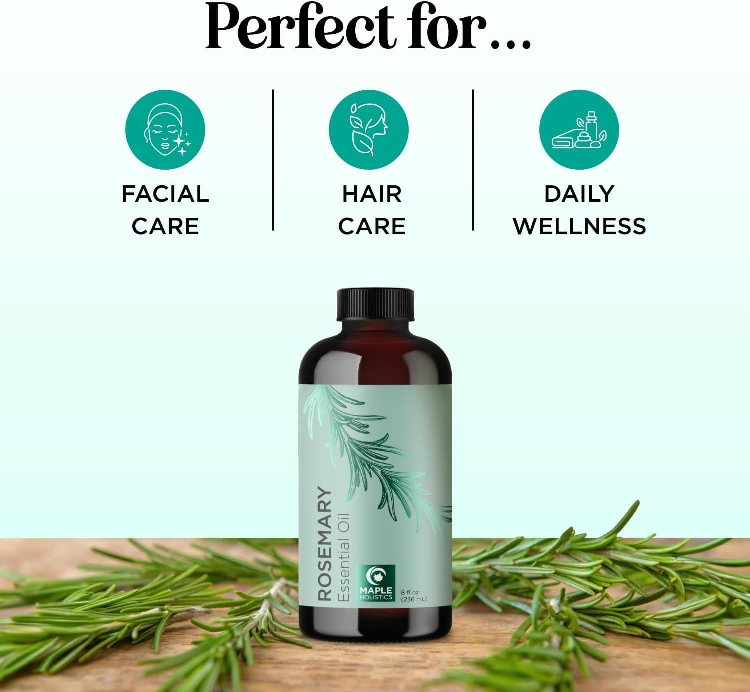 image:imageMint Essential Oil Blend for Diffuser Refreshing Mint Oil Diffuser Essential Oils with Cooling Peppermint Spearmint Bergamot and Eucalyptus Oils Pure Aromatherapy Oils for DiffuserRosemary