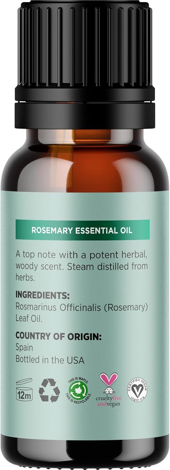 image:imageMint Essential Oil Blend for Diffuser Refreshing Mint Oil Diffuser Essential Oils with Cooling Peppermint Spearmint Bergamot and Eucalyptus Oils Pure Aromatherapy Oils for DiffuserRosemary