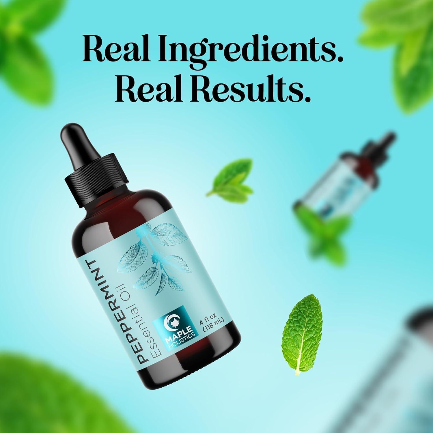 image:imageMint Essential Oil Blend for Diffuser Refreshing Mint Oil Diffuser Essential Oils with Cooling Peppermint Spearmint Bergamot and Eucalyptus Oils Pure Aromatherapy Oils for DiffuserPeppermint