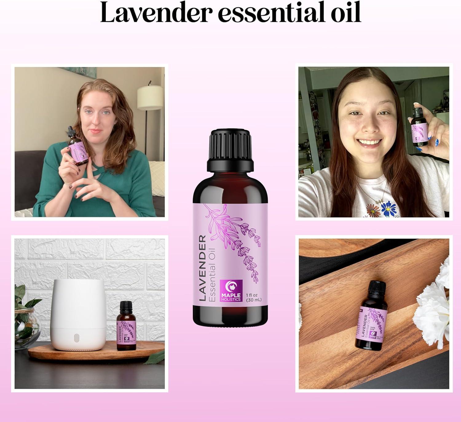 image:imageMint Essential Oil Blend for Diffuser Refreshing Mint Oil Diffuser Essential Oils with Cooling Peppermint Spearmint Bergamot and Eucalyptus Oils Pure Aromatherapy Oils for DiffuserLavender