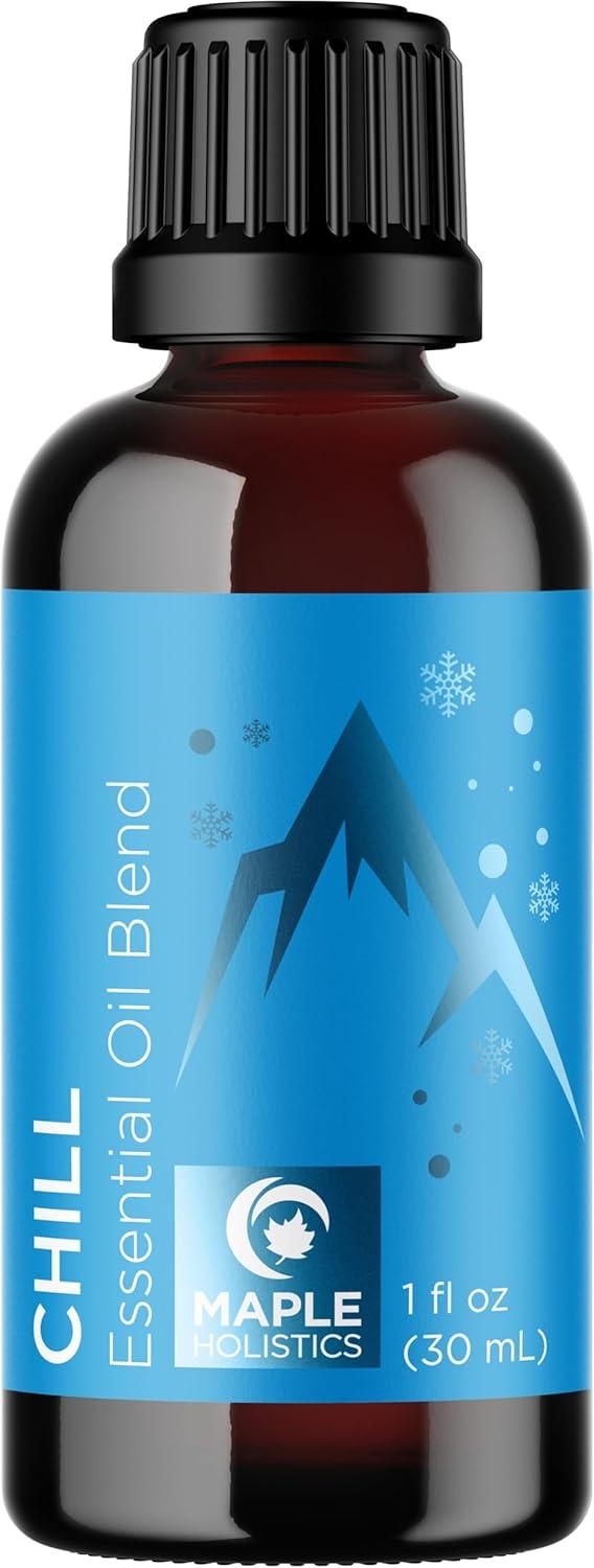 image:imageMint Essential Oil Blend for Diffuser Refreshing Mint Oil Diffuser Essential Oils with Cooling Peppermint Spearmint Bergamot and Eucalyptus Oils Pure Aromatherapy Oils for DiffuserChill