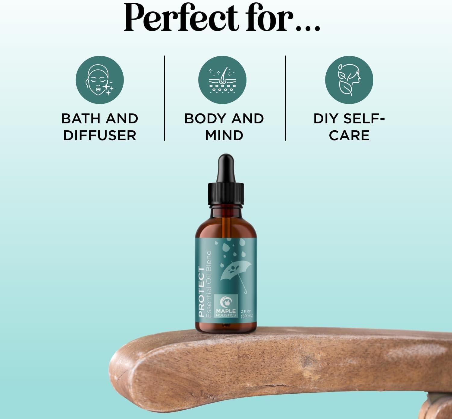 image:imageMint Essential Oil Blend for Diffuser Refreshing Mint Oil Diffuser Essential Oils with Cooling Peppermint Spearmint Bergamot and Eucalyptus Oils Pure Aromatherapy Oils for DiffuserProtect