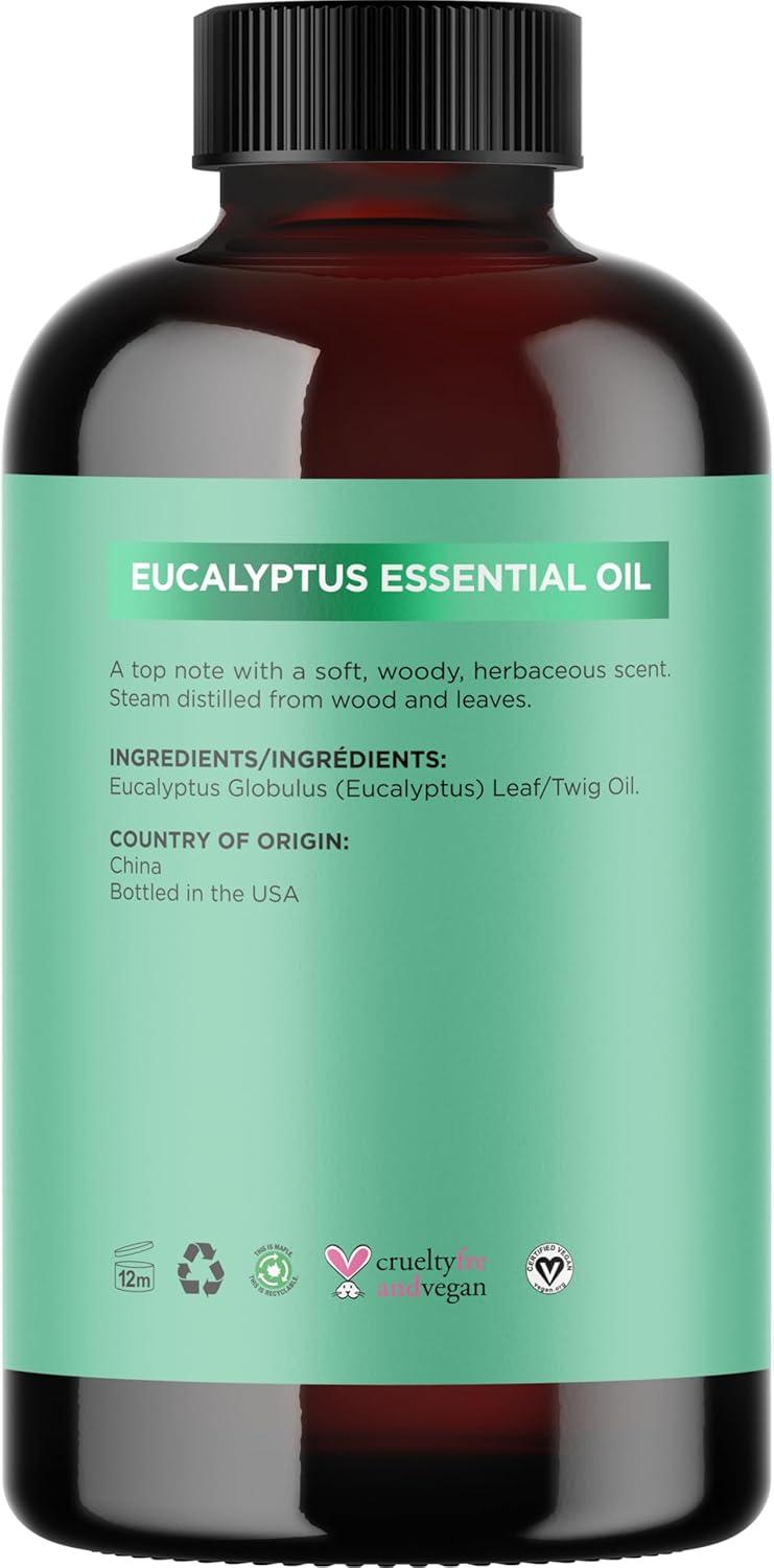 image:imageMint Essential Oil Blend for Diffuser Refreshing Mint Oil Diffuser Essential Oils with Cooling Peppermint Spearmint Bergamot and Eucalyptus Oils Pure Aromatherapy Oils for DiffuserEucalyptus