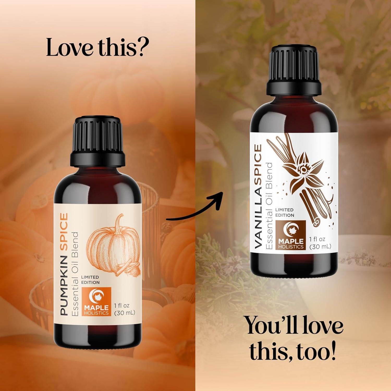 image:imageMint Essential Oil Blend for Diffuser Refreshing Mint Oil Diffuser Essential Oils with Cooling Peppermint Spearmint Bergamot and Eucalyptus Oils Pure Aromatherapy Oils for DiffuserPumpkin Spice