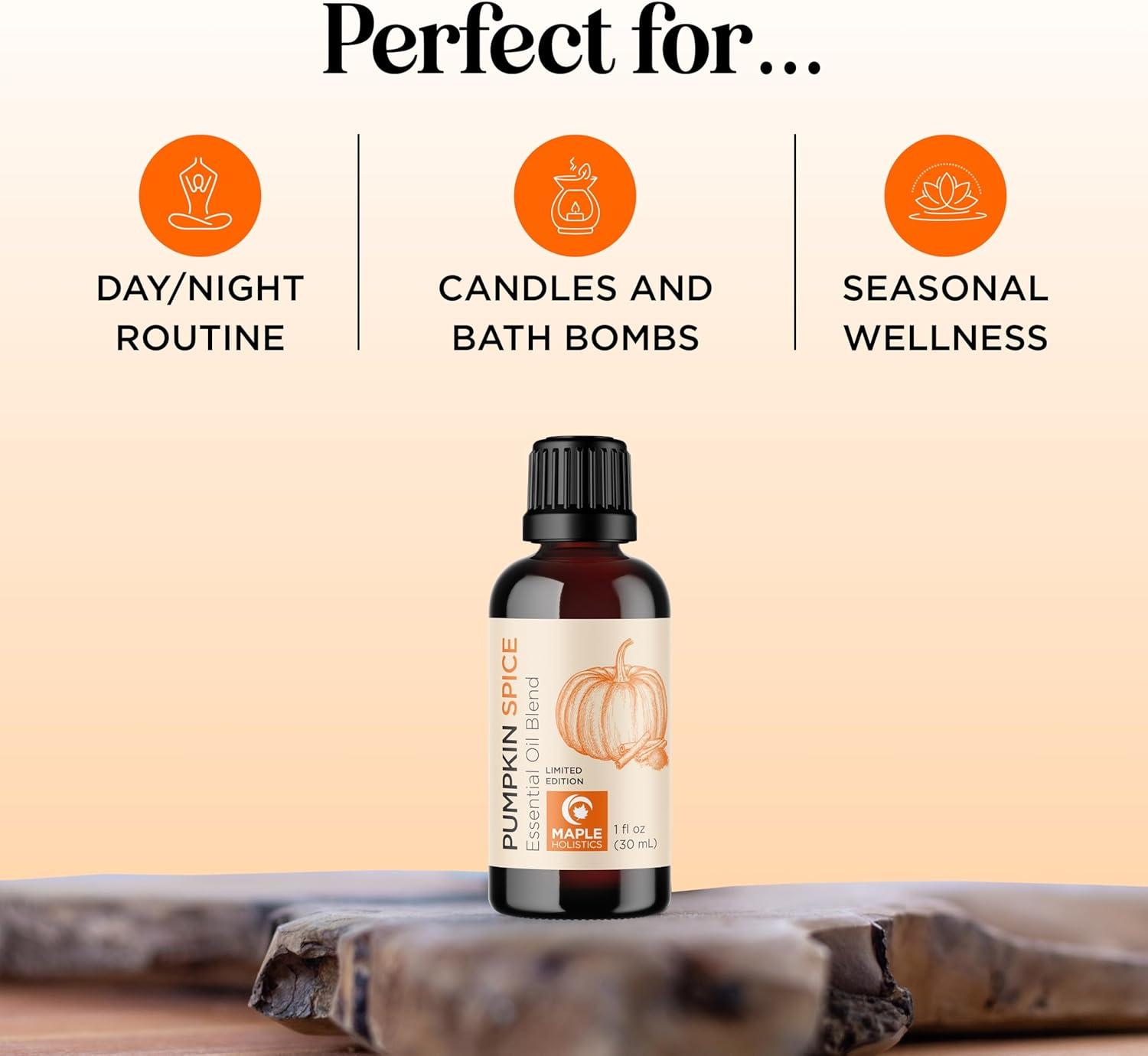 image:imageMint Essential Oil Blend for Diffuser Refreshing Mint Oil Diffuser Essential Oils with Cooling Peppermint Spearmint Bergamot and Eucalyptus Oils Pure Aromatherapy Oils for DiffuserPumpkin Spice