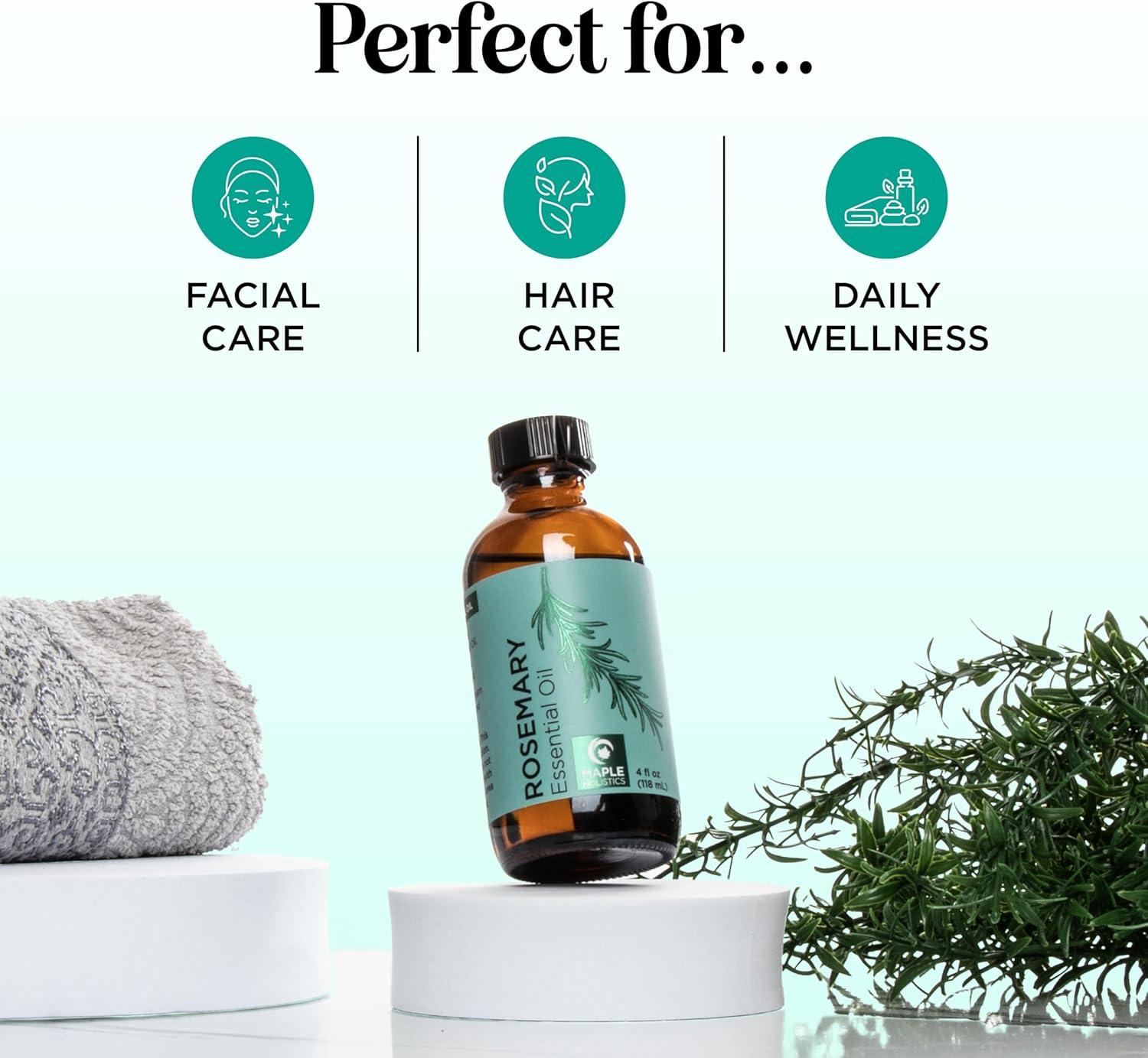 image:imageMint Essential Oil Blend for Diffuser Refreshing Mint Oil Diffuser Essential Oils with Cooling Peppermint Spearmint Bergamot and Eucalyptus Oils Pure Aromatherapy Oils for DiffuserRosemary