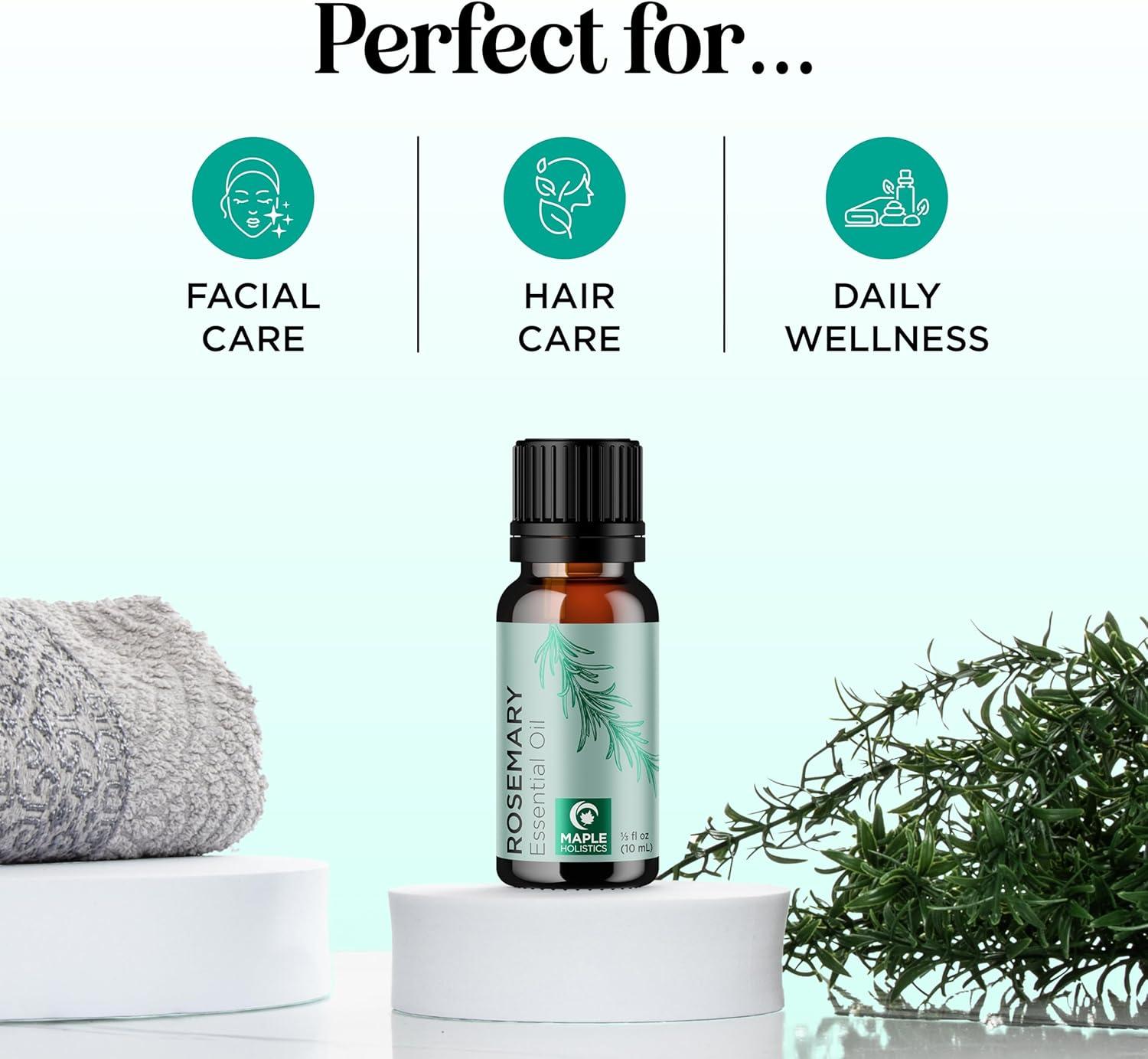 image:imageMint Essential Oil Blend for Diffuser Refreshing Mint Oil Diffuser Essential Oils with Cooling Peppermint Spearmint Bergamot and Eucalyptus Oils Pure Aromatherapy Oils for DiffuserRosemary
