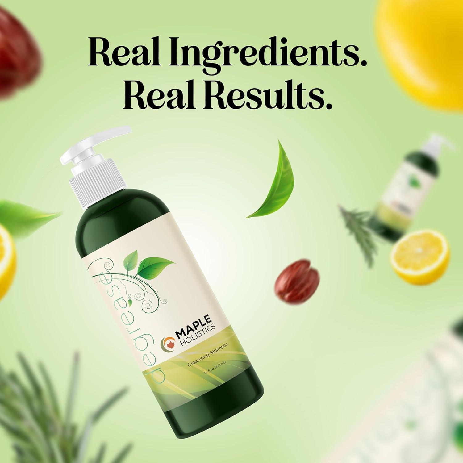 image:imageOily Hair Shampoo for Greasy Hair Clarifying Shampoo for Oily Hair and Dry Scalp Cleanser for Build Up Deep Cleansing Shampoo for Oily Scalp Toner with Purifying Essential Oils for Hair Care
