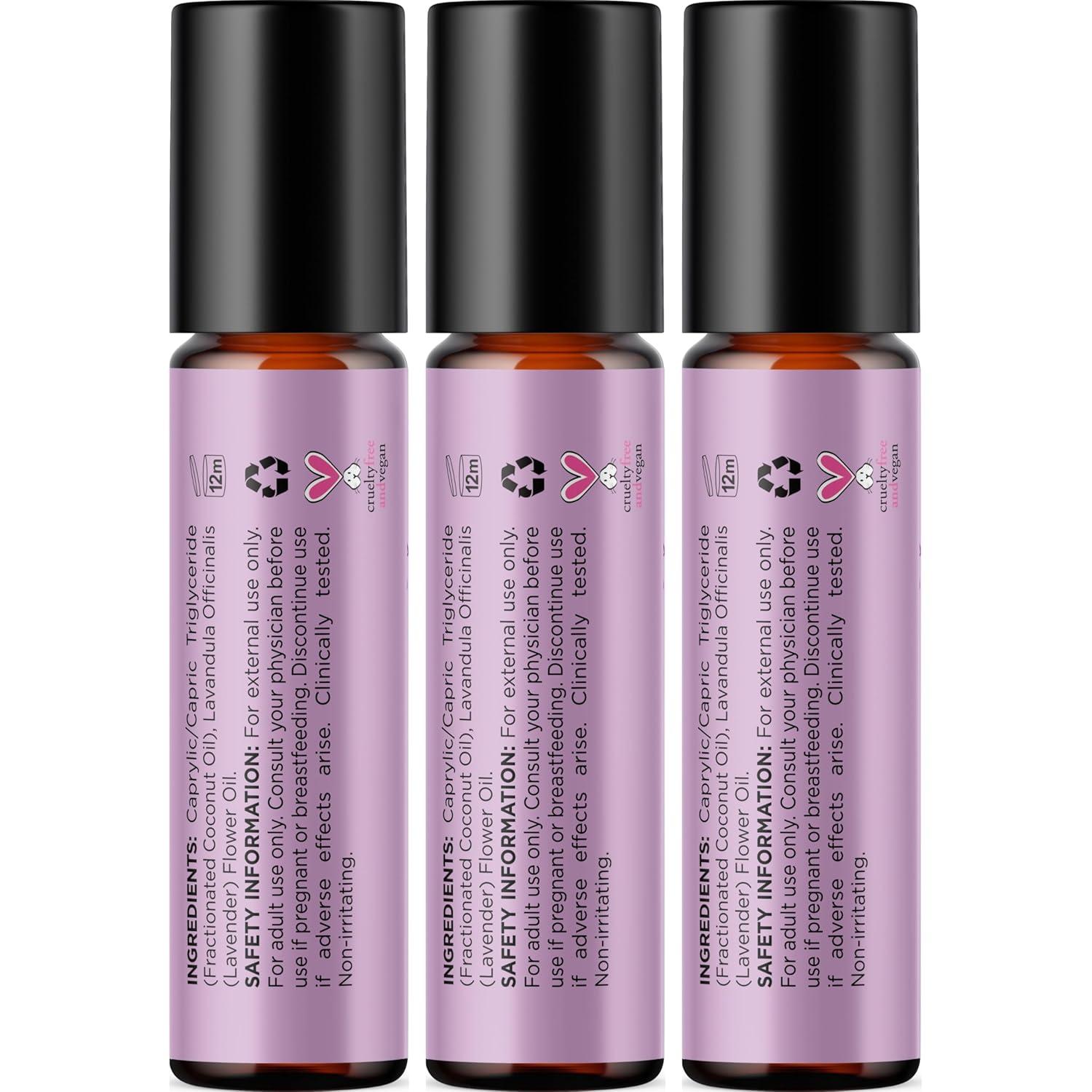 image:imagePeppermint Oil Roll on Pure Peppermint Rollerball Essential Oil Aromatherapy Stick for Headaches Natural Travel Essential and Pregnancy Must Have for Headaches Energy amp Focus Support 2 PackLavender