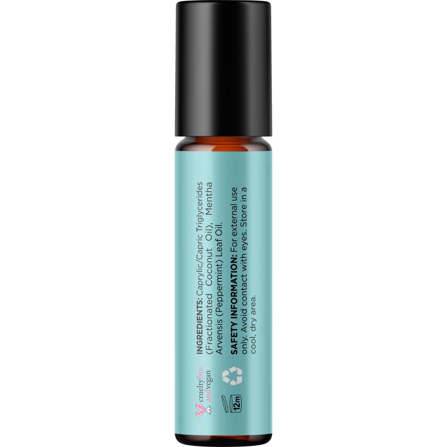 image:imagePeppermint Oil Roll on Pure Peppermint Rollerball Essential Oil Aromatherapy Stick for Headaches Natural Travel Essential and Pregnancy Must Have for Headaches Energy amp Focus Support 2 PackPeppermint