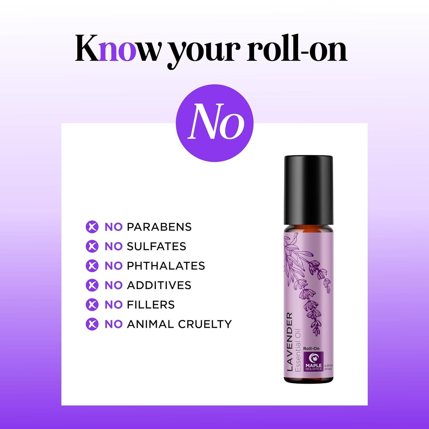 image:imagePeppermint Oil Roll on Pure Peppermint Rollerball Essential Oil Aromatherapy Stick for Headaches Natural Travel Essential and Pregnancy Must Have for Headaches Energy amp Focus Support 2 PackLavender