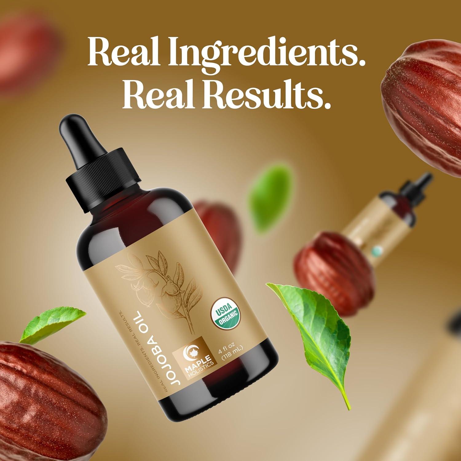 image:imagePumpkin Seed Oil Organic Certified 100 Pure Organic Pumpkin Seed Oil for Hair and Anti Aging Face Oil USDA Organic Hair Oil for Dry Hair and Volume Virgin Cold Pressed amp Unrefined 16ozJojoba