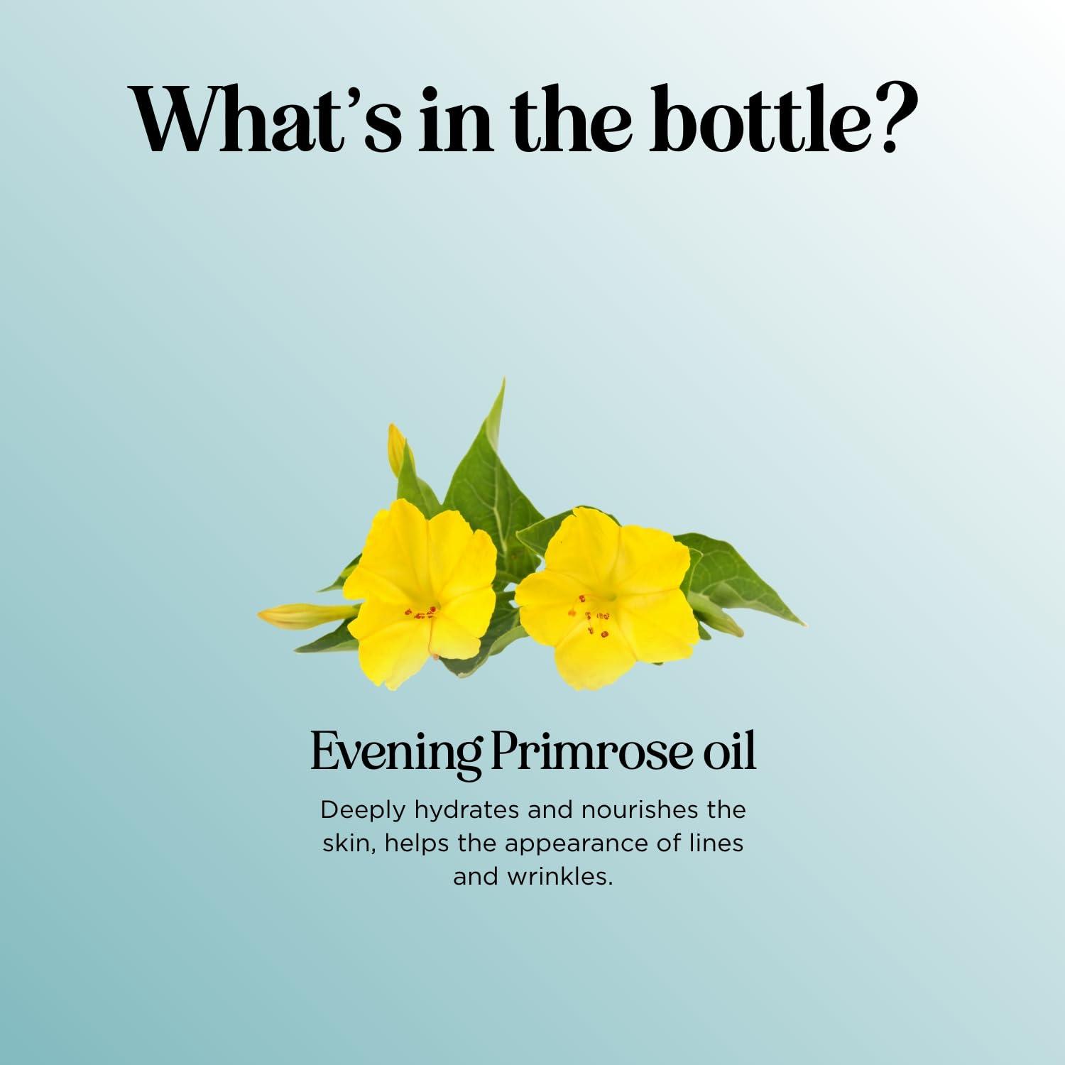 image:imagePure Evening Primrose Oil for Skin Cold Pressed Natural Face Moisturizer and Nourishing Hair Oil Use in DIY Skin Care for Dry Flaky Skin Hydration and as a Carrier Oil for Essential Oils MixingEvening Primrose Oil