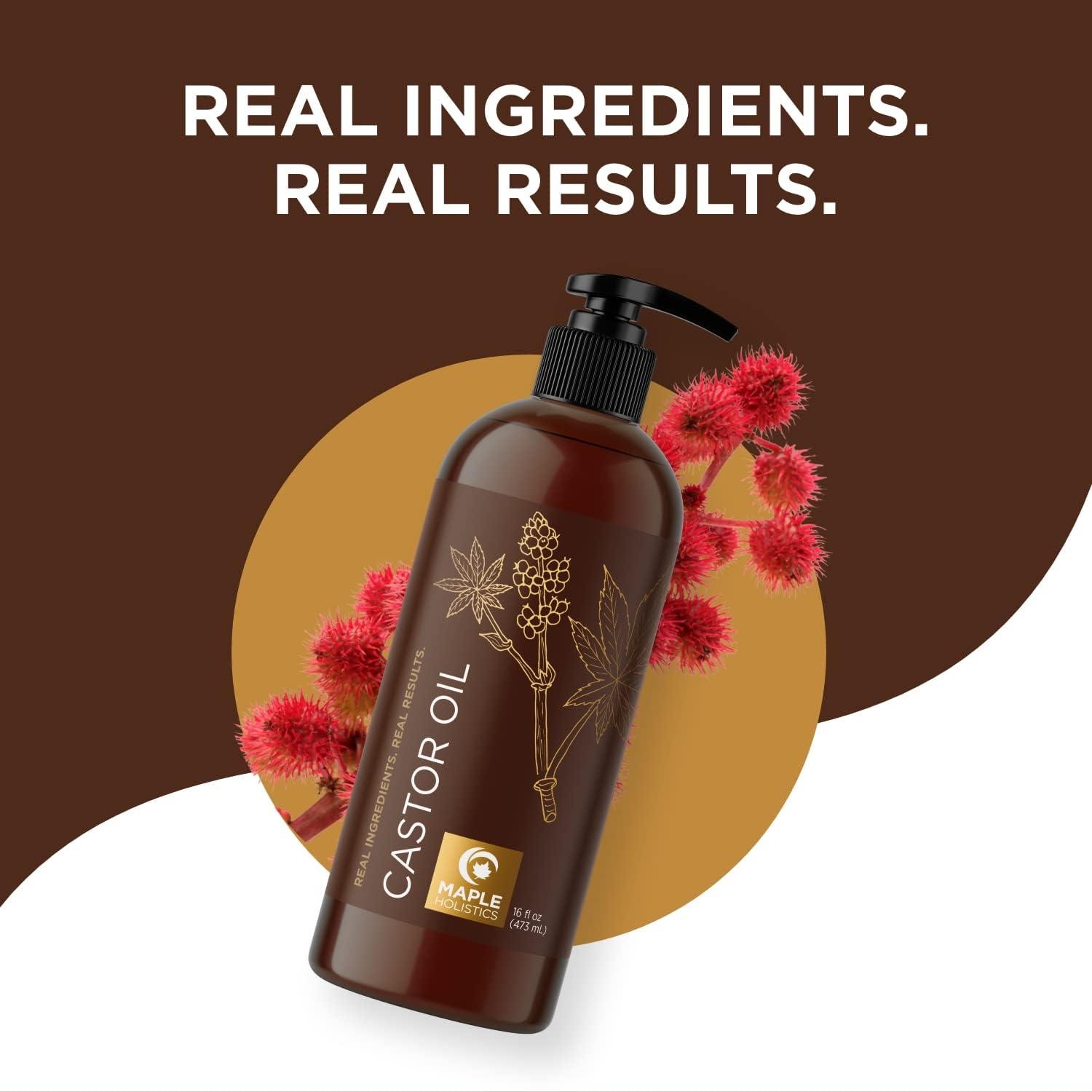 image:imageRefreshing Set Pure Rosemary Essential Oil amp Castor Oil for Hair Skin Nails Eyebrows amp Dry Scalp