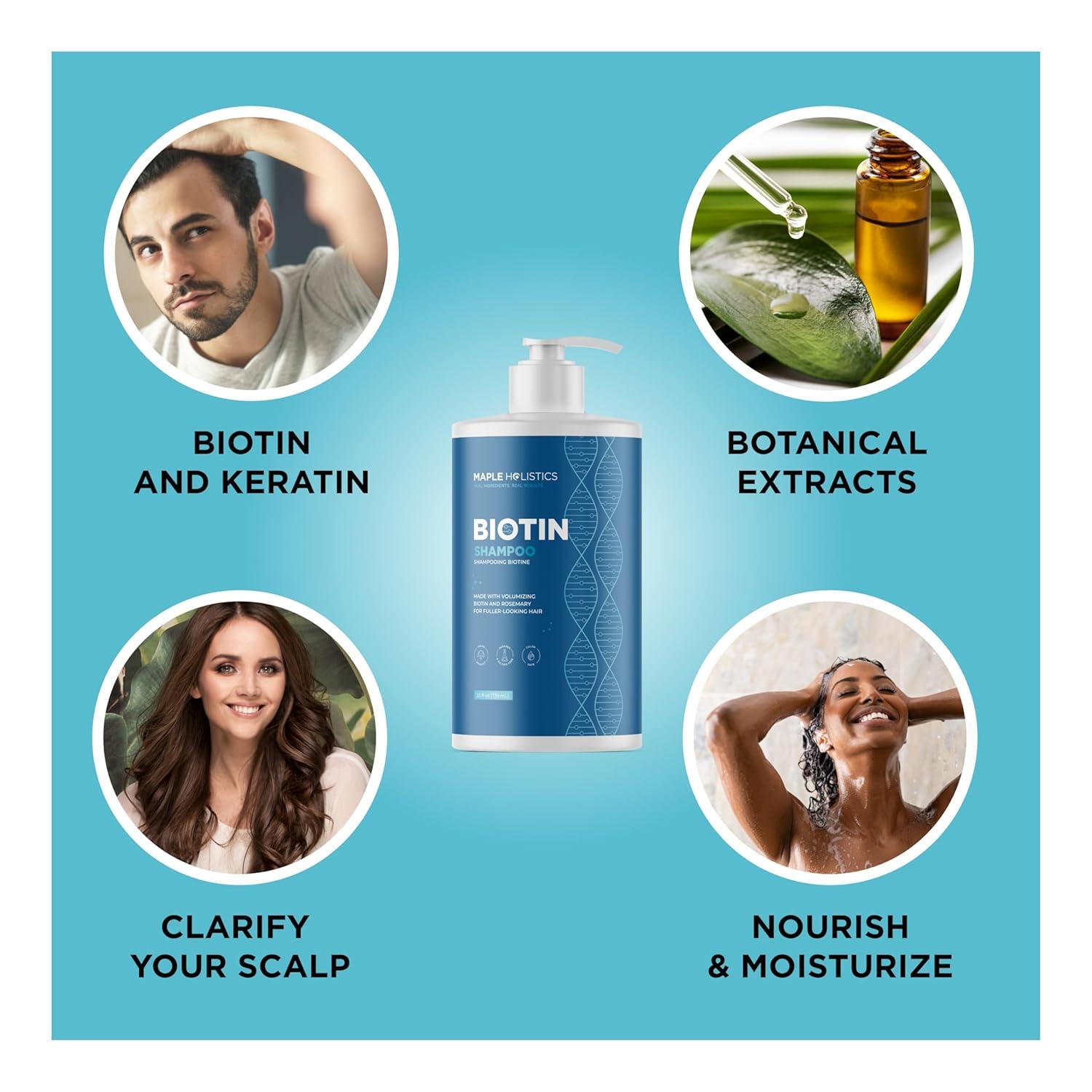 image:imageRosemary and Biotin Shampoo for Thinning Hair Vegan Volumizing Shampoo for Fine Hair with B Vitamins Argan Oil amp Tea Tree Essential Oil Paraben Silicone and Sulfate Free Vegan Formula 2 PackSandalwood