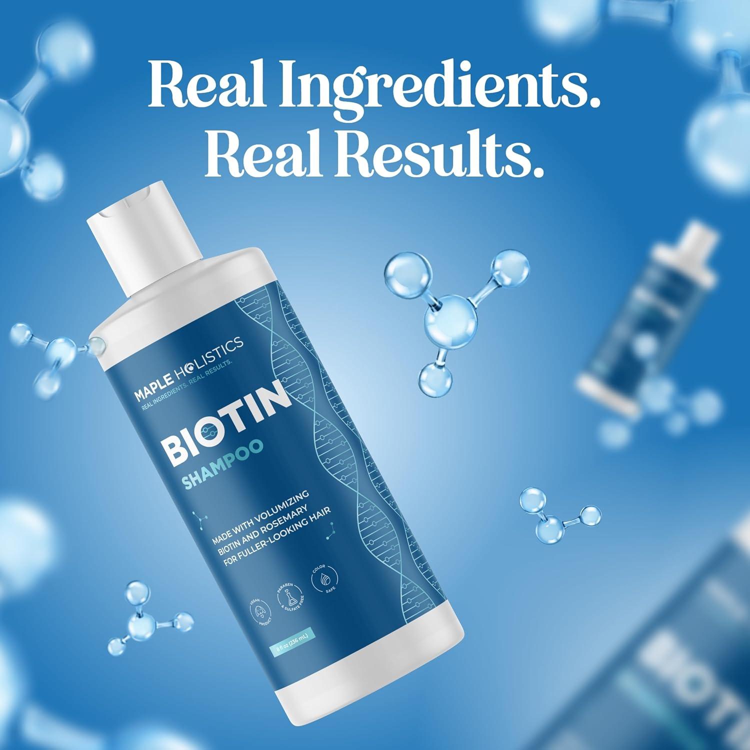 image:imageRosemary and Biotin Shampoo for Thinning Hair Vegan Volumizing Shampoo for Fine Hair with B Vitamins Argan Oil amp Tea Tree Essential Oil Paraben Silicone and Sulfate Free Vegan Formula 2 PackSandalwood