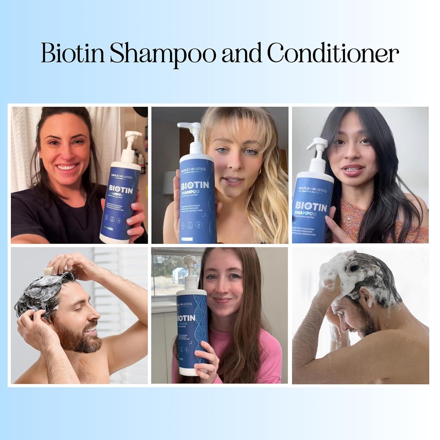 image:imageRosemary and Biotin Shampoo for Thinning Hair Vegan Volumizing Shampoo for Fine Hair with B Vitamins Argan Oil amp Tea Tree Essential Oil Paraben Silicone and Sulfate Free Vegan Formula 2 PackSandalwood