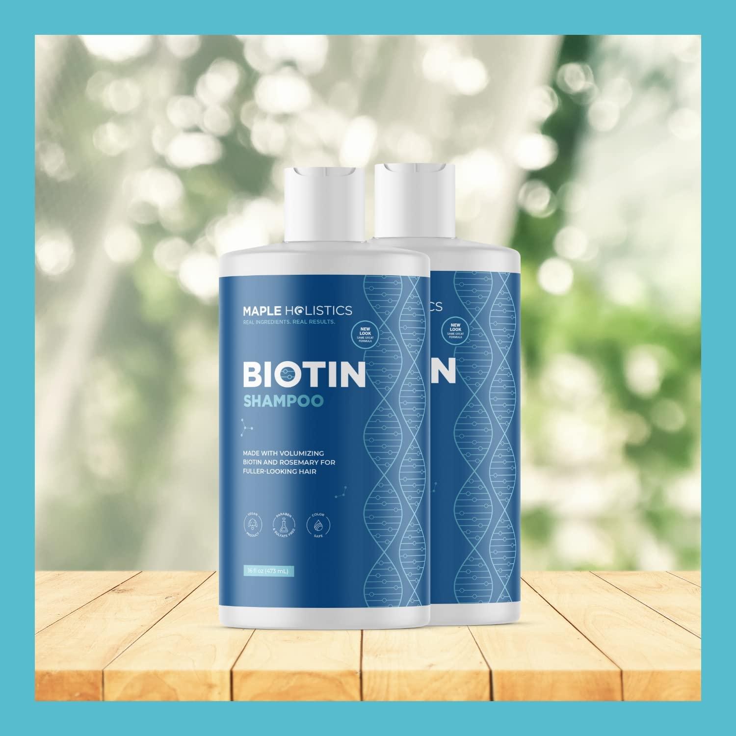 image:imageRosemary and Biotin Shampoo for Thinning Hair Vegan Volumizing Shampoo for Fine Hair with B Vitamins Argan Oil amp Tea Tree Essential Oil Paraben Silicone and Sulfate Free Vegan Formula 2 PackSandalwood
