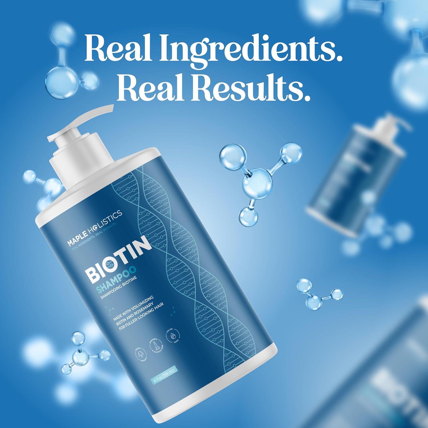 image:imageRosemary and Biotin Shampoo for Thinning Hair Vegan Volumizing Shampoo for Fine Hair with B Vitamins Argan Oil amp Tea Tree Essential Oil Paraben Silicone and Sulfate Free Vegan Formula 2 PackSandalwood