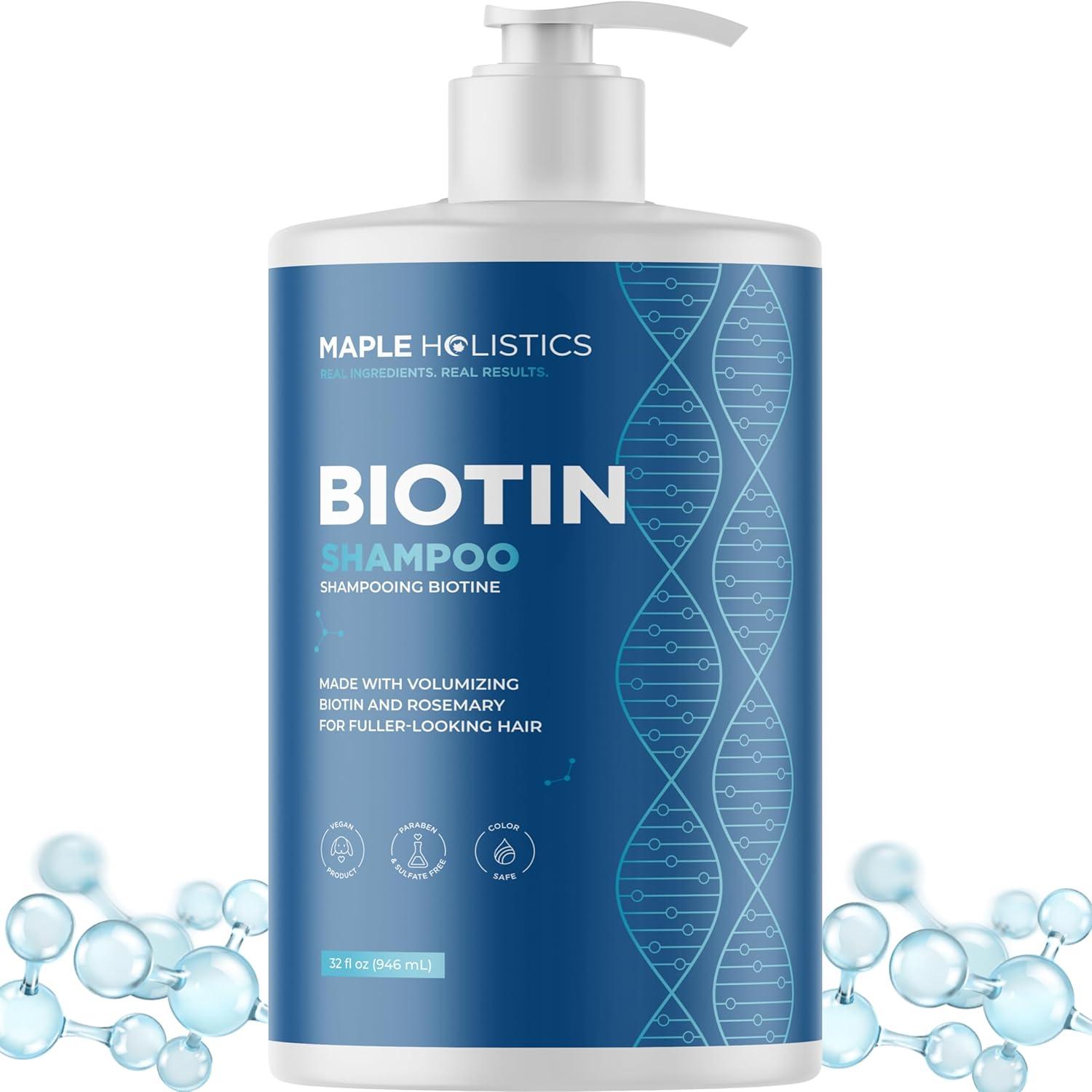 image:imageRosemary and Biotin Shampoo for Thinning Hair Vegan Volumizing Shampoo for Fine Hair with B Vitamins Argan Oil amp Tea Tree Essential Oil Paraben Silicone and Sulfate Free Vegan Formula 2 PackSandalwood