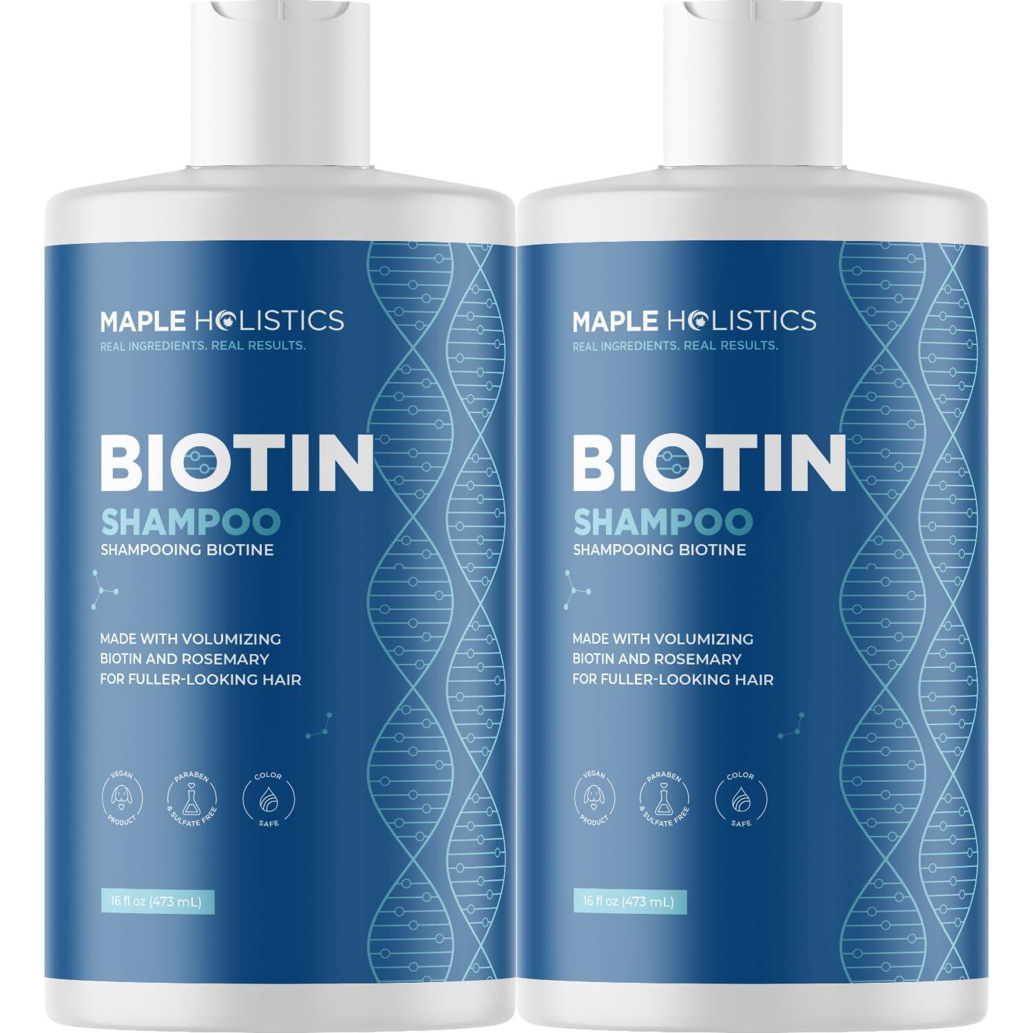 image:imageRosemary and Biotin Shampoo for Thinning Hair Vegan Volumizing Shampoo for Fine Hair with B Vitamins Argan Oil amp Tea Tree Essential Oil Paraben Silicone and Sulfate Free Vegan Formula 2 PackSandalwood