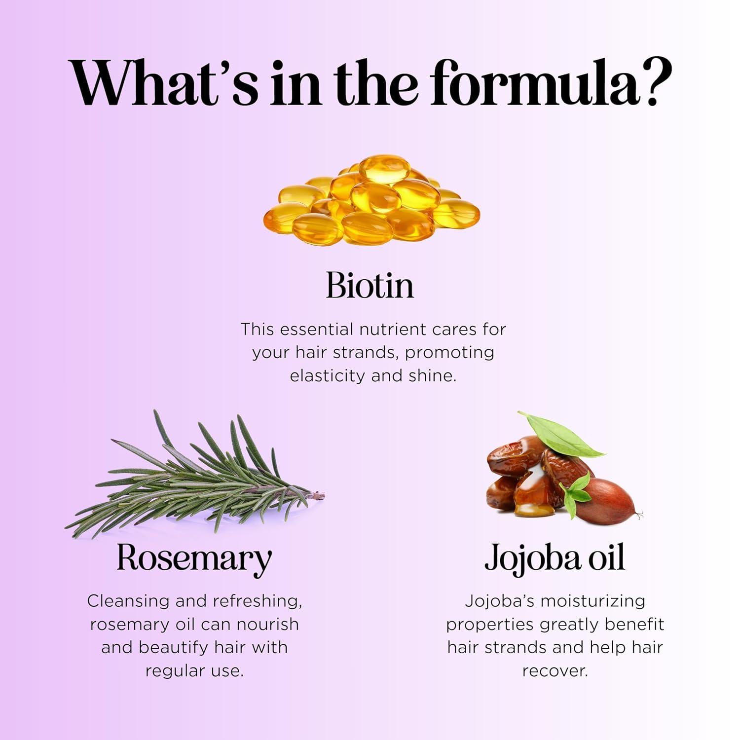 image:imageRosemary and Biotin Shampoo for Thinning Hair Vegan Volumizing Shampoo for Fine Hair with B Vitamins Argan Oil amp Tea Tree Essential Oil Paraben Silicone and Sulfate Free Vegan Formula 2 PackCitrus