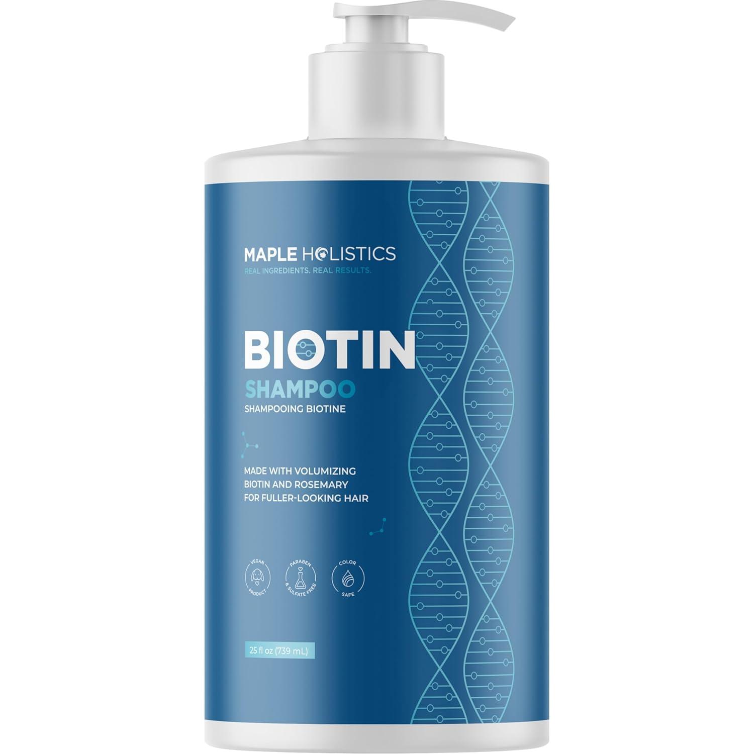 image:imageRosemary and Biotin Shampoo for Thinning Hair Vegan Volumizing Shampoo for Fine Hair with B Vitamins Argan Oil amp Tea Tree Essential Oil Paraben Silicone and Sulfate Free Vegan Formula 2 PackSandalwood