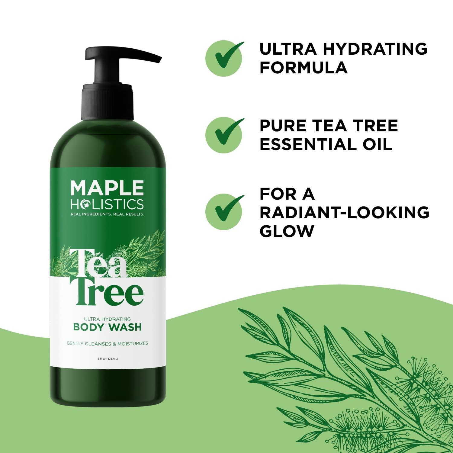 image:imageShampoo Conditioner and Body Wash Set Volumizing Biotin Shampoo and Conditioner and Hydrating Tea Tree Body Wash Moisturizing Sulfate Free Shower Set Infused with Natural Oils for Men and Women