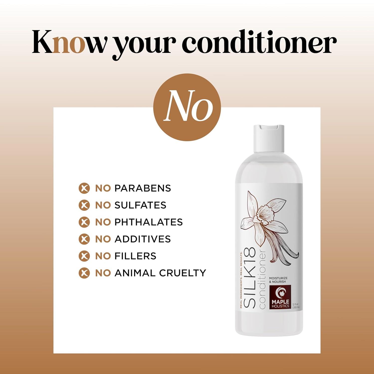 image:imageSilk Protein Conditioner for Damaged Hair Ultra Moisturizing Conditioner for Dry Hair with Deeply Nourishing Shea Butter Argan Oil Green Tea amp Aloe Helps Define Curls amp Control Frizz 16 Fl OzVanilla