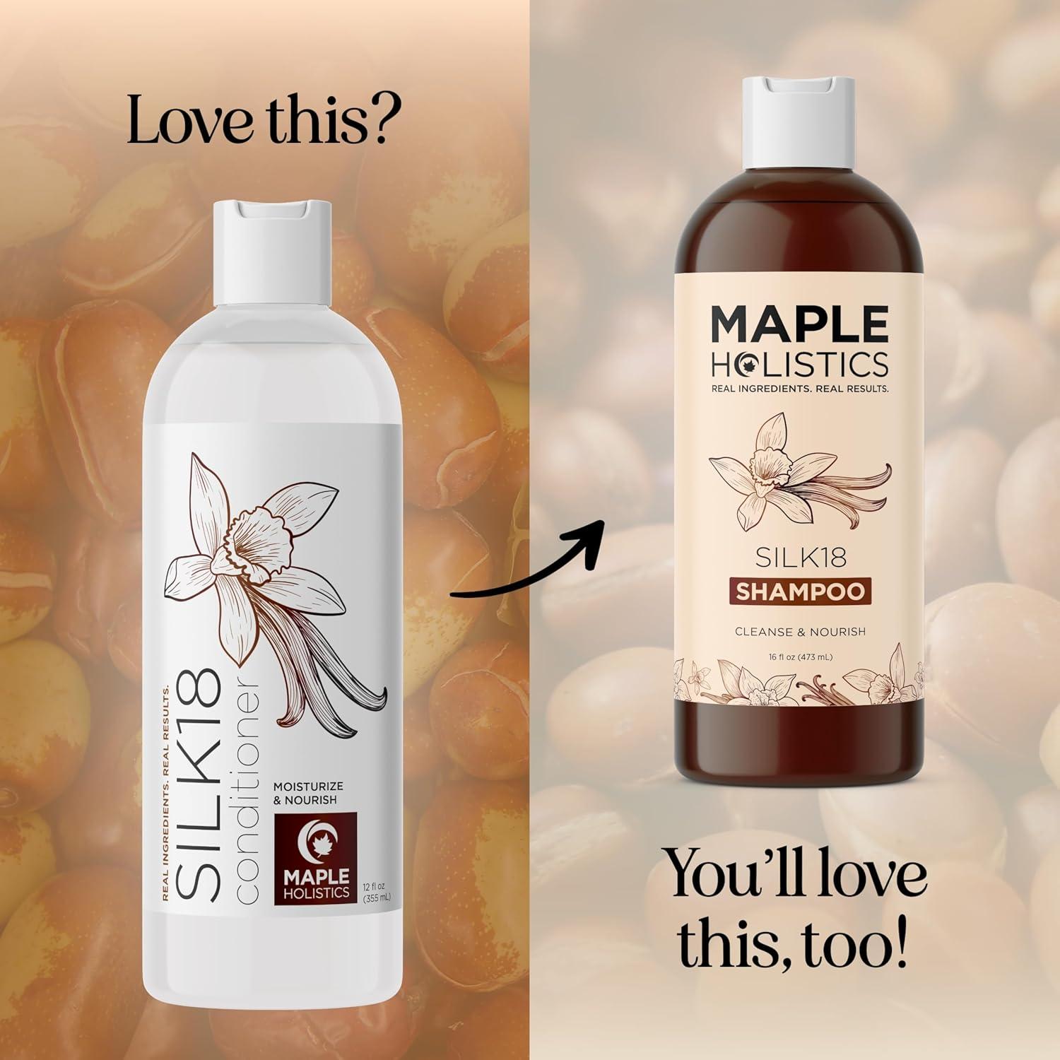 image:imageSilk Protein Conditioner for Damaged Hair Ultra Moisturizing Conditioner for Dry Hair with Deeply Nourishing Shea Butter Argan Oil Green Tea amp Aloe Helps Define Curls amp Control Frizz 16 Fl OzVanilla