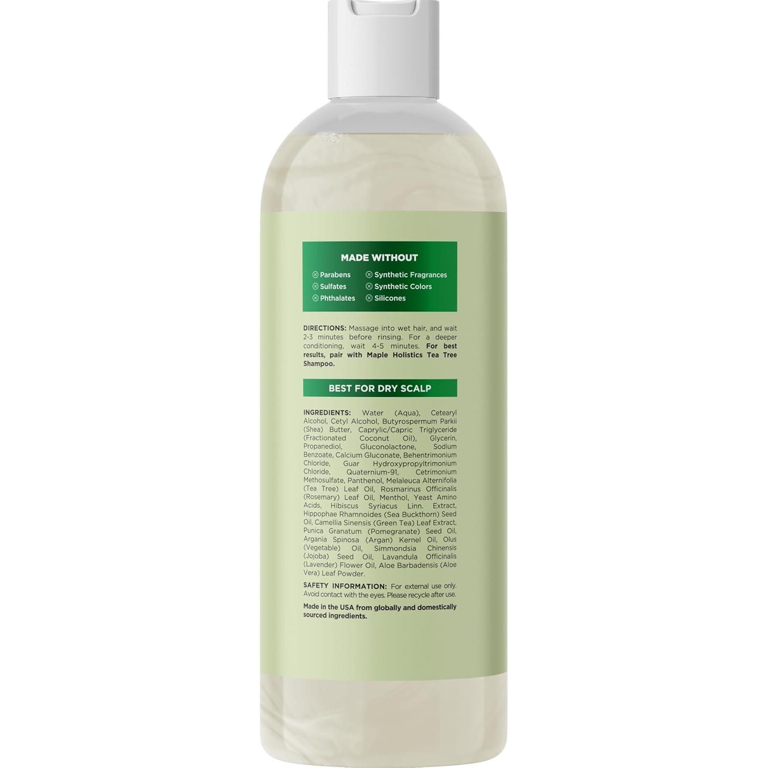 image:imageTea Tree Conditioner for Dry Hair Tea Tree Oil Conditioner for Damaged Dry Hair and Cleansing Conditioner for Dry Scalp Care Sulfate Free Conditioner with Nourishing Tea Tree Oil for Hair CareTea Tree Oil