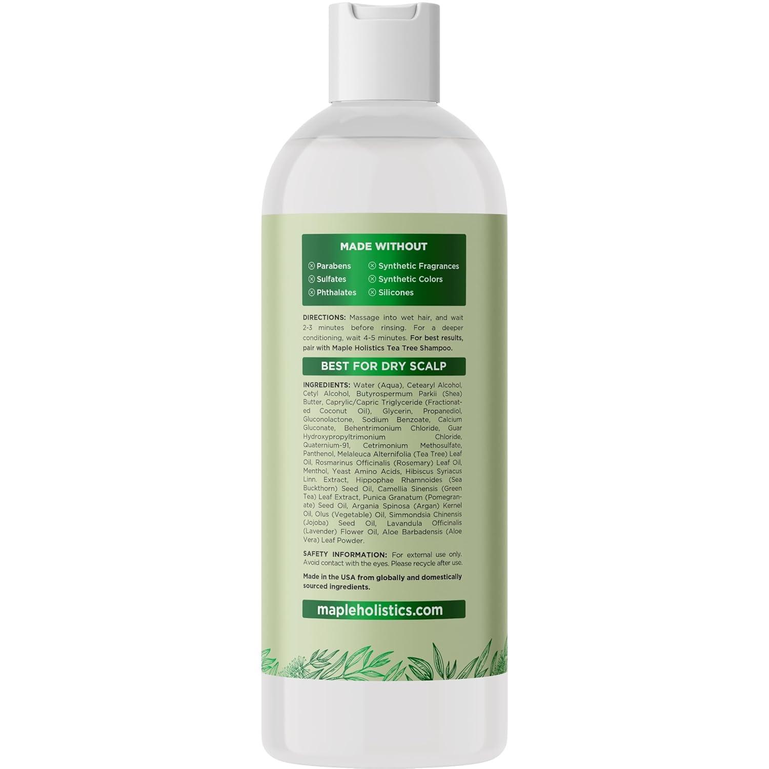 image:imageTea Tree Conditioner for Dry Hair Tea Tree Oil Conditioner for Damaged Dry Hair and Cleansing Conditioner for Dry Scalp Care Sulfate Free Conditioner with Nourishing Tea Tree Oil for Hair CareTea Tree Oil