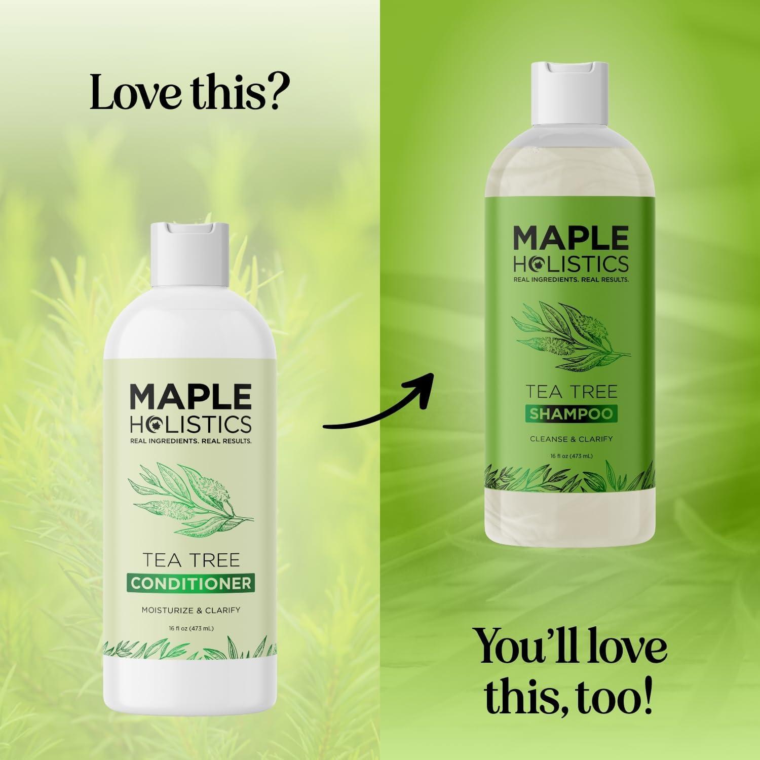 image:imageTea Tree Conditioner for Dry Hair Tea Tree Oil Conditioner for Damaged Dry Hair and Cleansing Conditioner for Dry Scalp Care Sulfate Free Conditioner with Nourishing Tea Tree Oil for Hair CareTea Tree Oil