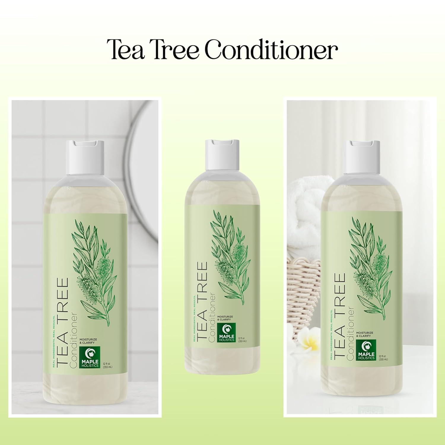 image:imageTea Tree Conditioner for Dry Hair Tea Tree Oil Conditioner for Damaged Dry Hair and Cleansing Conditioner for Dry Scalp Care Sulfate Free Conditioner with Nourishing Tea Tree Oil for Hair CareTea Tree Oil