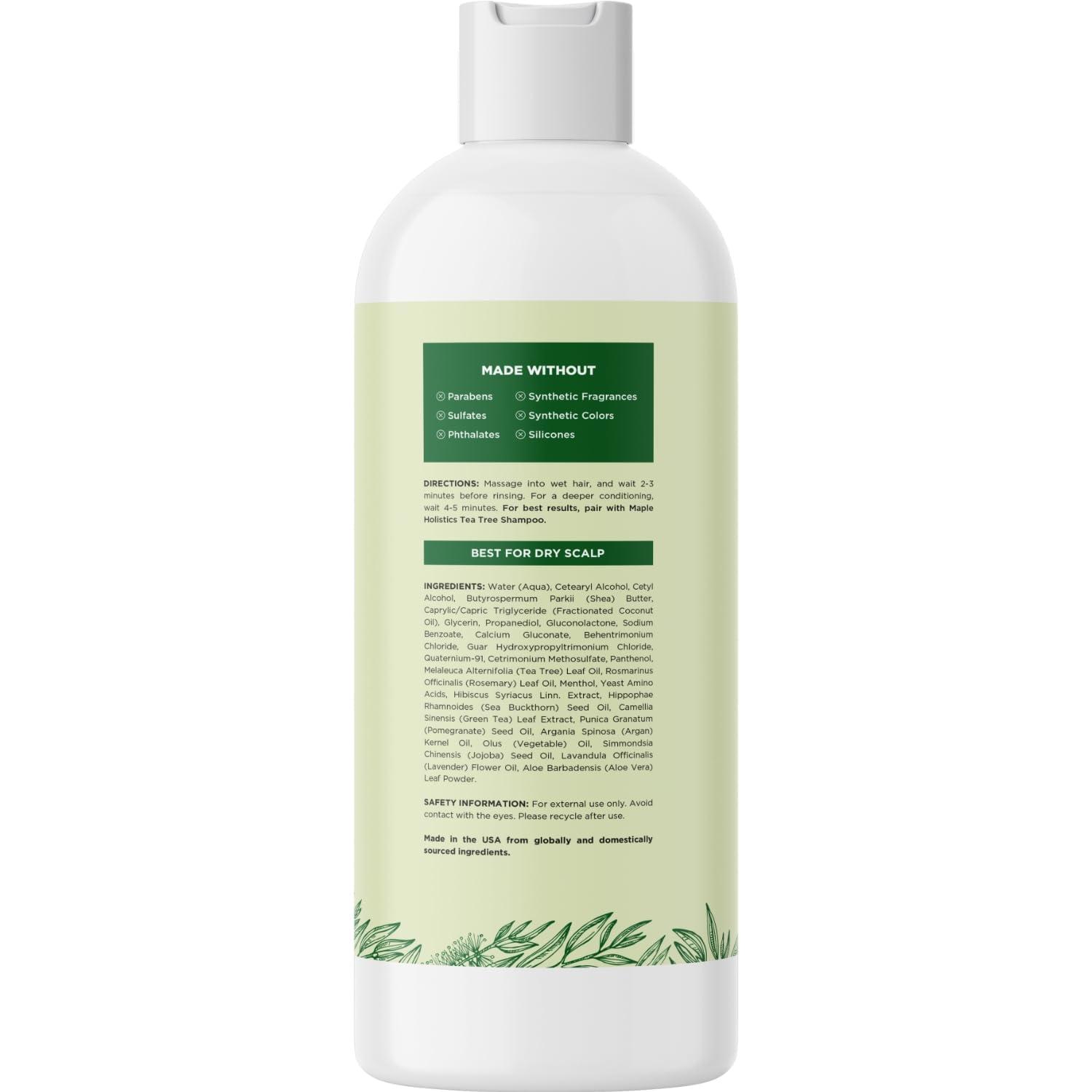image:imageTea Tree Conditioner for Dry Hair Tea Tree Oil Conditioner for Damaged Dry Hair and Cleansing Conditioner for Dry Scalp Care Sulfate Free Conditioner with Nourishing Tea Tree Oil for Hair CareTea Tree Oil