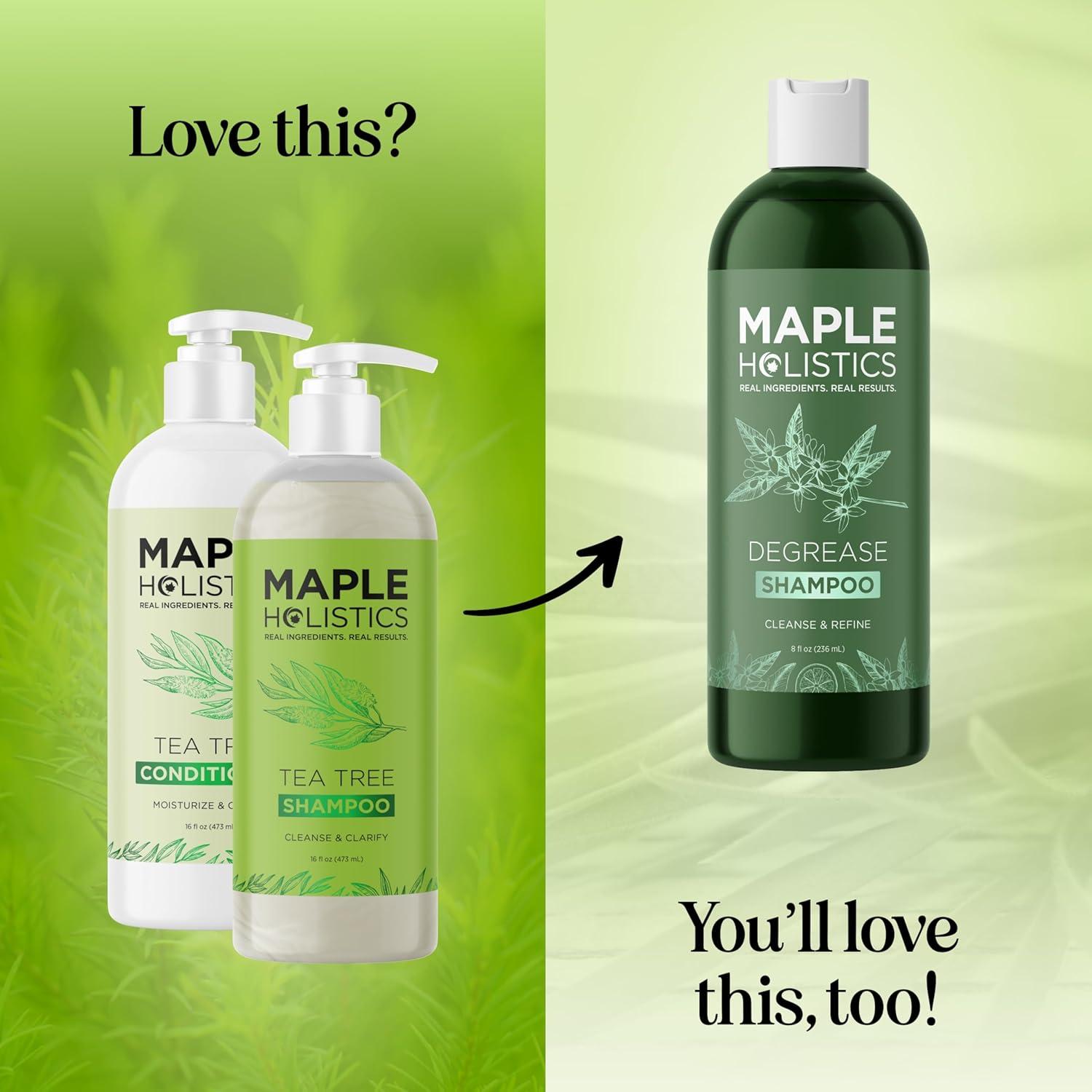 image:imageTea Tree Shampoo and Conditioner Set Sulfate Free Clarifying Shampoo and Conditioner for Oily Hair amp Scalp Care with Australian Tea Tree Oil Complete Dry Scalp Treatment for Build Up 16 Fl OzTea Tree Oil