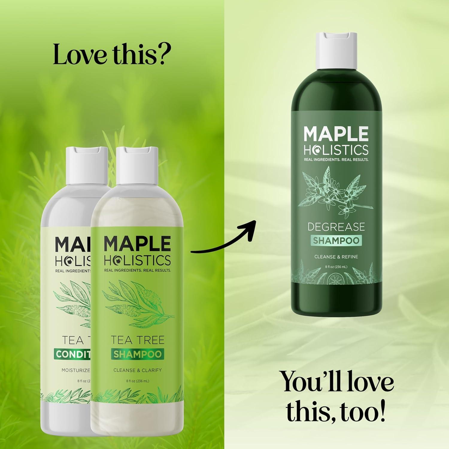 image:imageTea Tree Shampoo and Conditioner Set Sulfate Free Clarifying Shampoo and Conditioner for Oily Hair amp Scalp Care with Australian Tea Tree Oil Complete Dry Scalp Treatment for Build Up 16 Fl OzTea Tree Oil