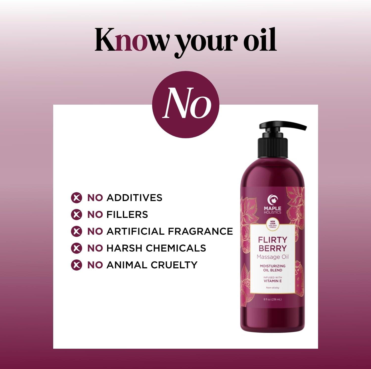 image:imageTropical Sensual Massage Oil for Couples Complete Relaxation Full Body Massage Oil for Date Night with Smooth Gliding Coconut and Sweet Almond Oil with Mango Scent Non GMO Gluten Free and VeganBerry