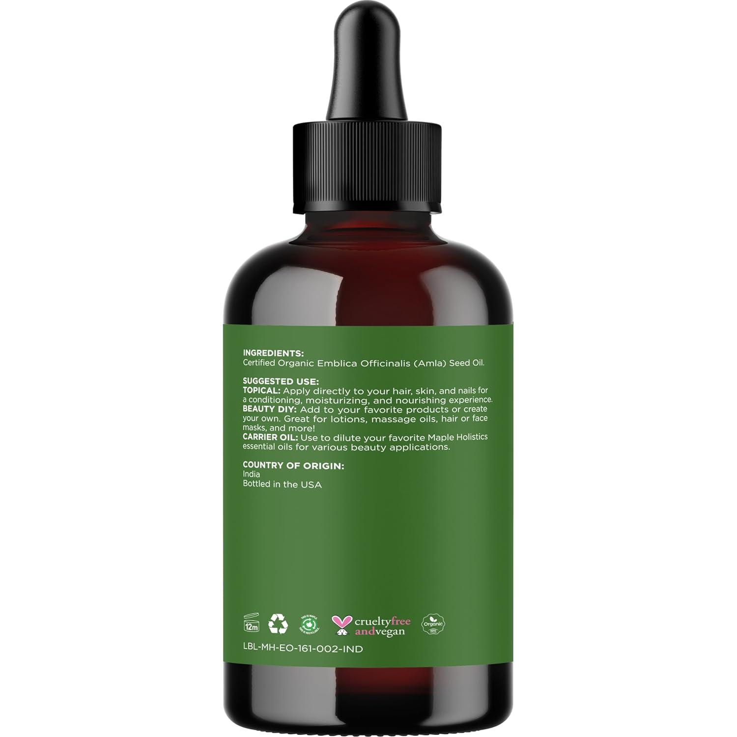 image:imageUSDA Organic Sweet Almond Oil Pure Cold Pressed Organic Almond Oil for Skin Hair and Nails Moisturizing Organic Body Oil for Women and Men plus Carrier Oil for Essential Oils Mixing 16ozAmla