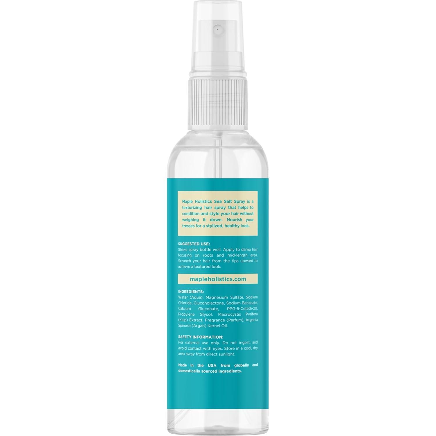 image:imageVolumizing Sea Salt Spray for Hair Texturizing Beach Waves Spray amp Hair Mist Curl Activator Non Sticky Styling Beach Hair Spray for Men and Women with Nourishing Argan Oil and Sea Kelp ExtractBeach