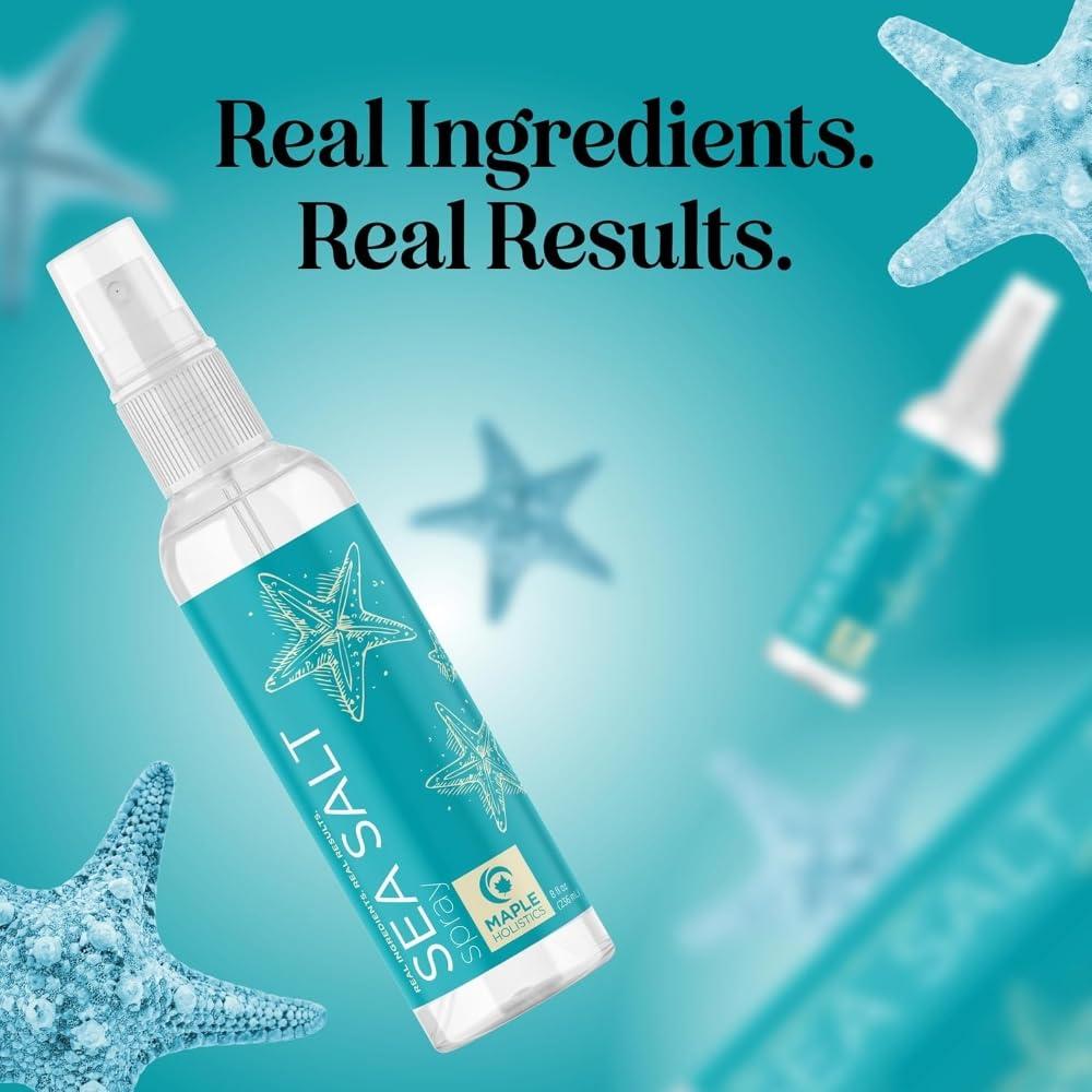 image:imageVolumizing Sea Salt Spray for Hair Texturizing Beach Waves Spray amp Hair Mist Curl Activator Non Sticky Styling Beach Hair Spray for Men and Women with Nourishing Argan Oil and Sea Kelp ExtractBeach