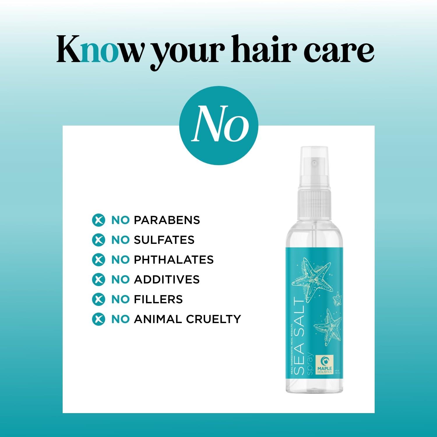 image:imageVolumizing Sea Salt Spray for Hair Texturizing Beach Waves Spray amp Hair Mist Curl Activator Non Sticky Styling Beach Hair Spray for Men and Women with Nourishing Argan Oil and Sea Kelp ExtractBeach