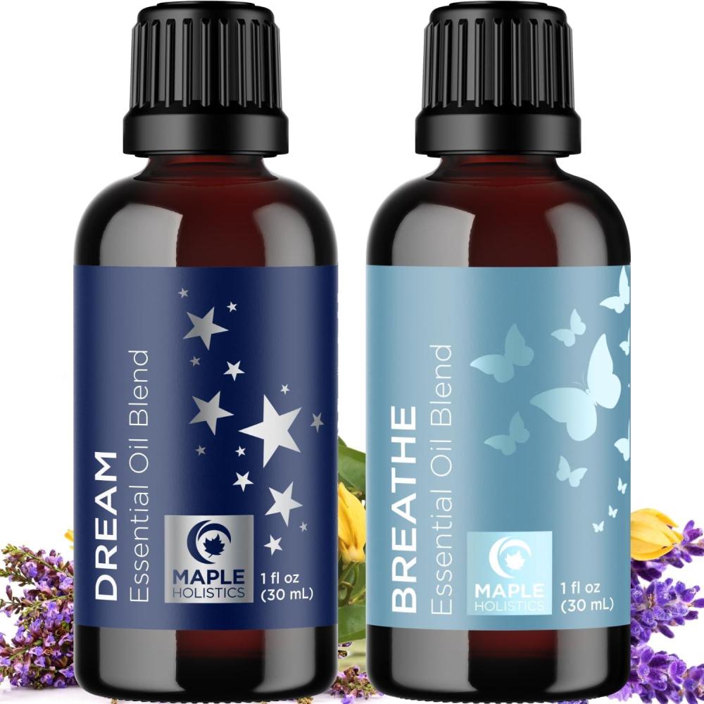 image:imageBreathe Essential Oil for Diffuser Invigorating and Refreshing Breathe Essential Oil Blend with Eucalyptus Peppermint Tea Tree and Mint for Diffusers for Home and Shower Aromatherapy 1 Fl OzDream Breathe