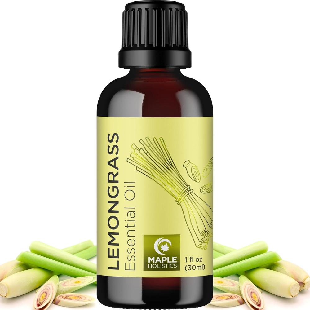 image:imageBreathe Essential Oil for Diffuser Invigorating and Refreshing Breathe Essential Oil Blend with Eucalyptus Peppermint Tea Tree and Mint for Diffusers for Home and Shower Aromatherapy 1 Fl OzLemongrass