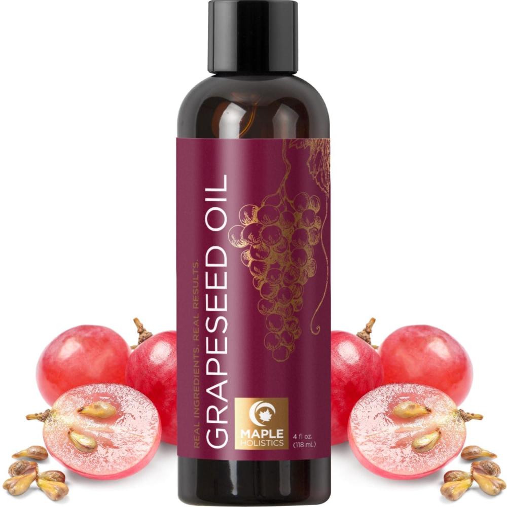 image:imageCold Pressed Grapeseed Oil for Hair Skin amp Nails Moisturizing Grape Seed Oil for Skin and Beauty DIYs Moisturizes amp Nourishes to Support Radiance amp Hydration Rich in Vitamin E 16 Fl Oz4 Fl Oz Pack of 1