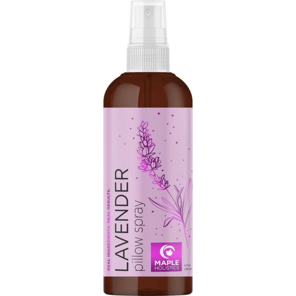 image:imageLavender Sleep Spray for Pillows and Linen Nighttime Linen Spray for Bedding with Chamomile and Lavender Pillow Spray for Sleeping and Relaxation Sleep Essential Oil Room Spray and Pillow Mist